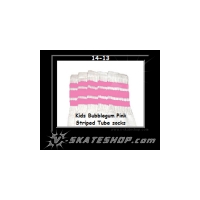 14" SKATERSOCKS white style 14-13 bubblegum pink...