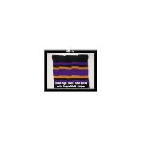 25" SKATERSOCKS black style 25-006 purple gold 