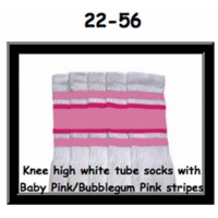 22" SKATERSOCKS white style 22-056 baby...