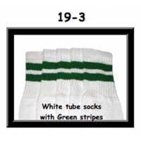 19" SKATERSOCKS white style 19-003P4 with cupcake...