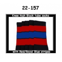 22" SKATERSOCKS black style 22-157 neon...