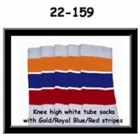 22" SKATERSOCKS white style 22-160...