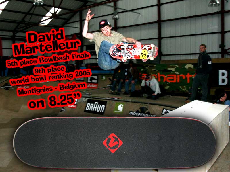 Our very first teamrider: Europes most punkrock skater DAVID MARTELLEUR!