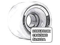 Longboard/Slalom (soft wheels from 89A/ 70mm upwards)