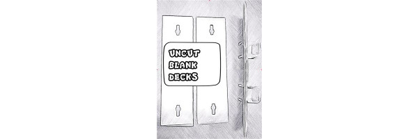 Uncut Blank Decks