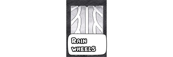Rain wheels with profile