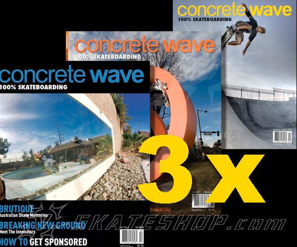 CONCRETE WAVE pay 2 get 3!