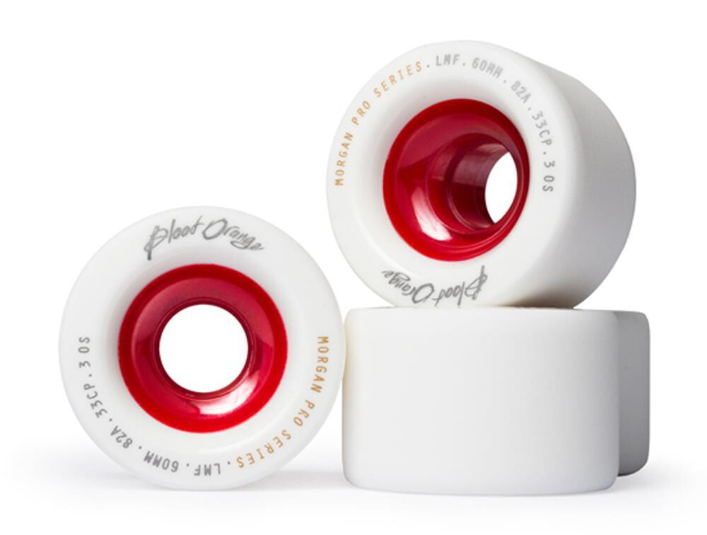 BLOOD ORANGE Morgan Pro Model Weiß/Rot 65mm 82A