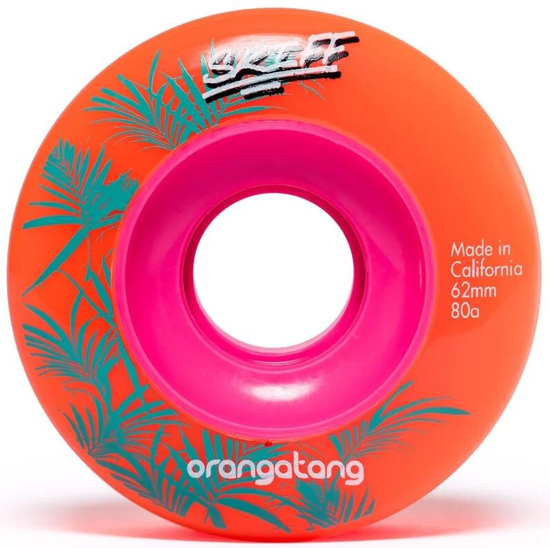 Orangatang Wheels Skiff 62mm 80a orange