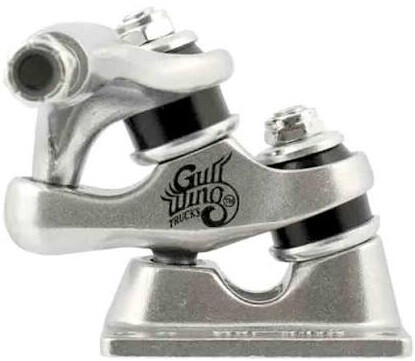 Gullwing Sidewinder II Trucks 9" Silver (Set)