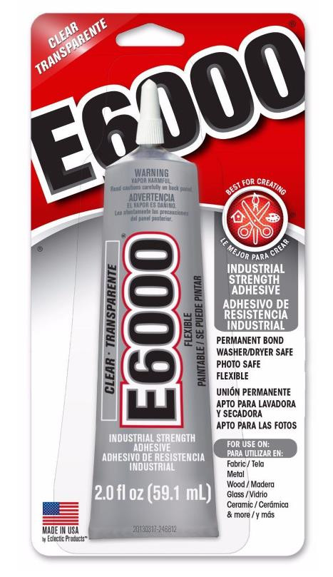 E6000 Craft GlueTransparent (59.1ml) - like shoe goo