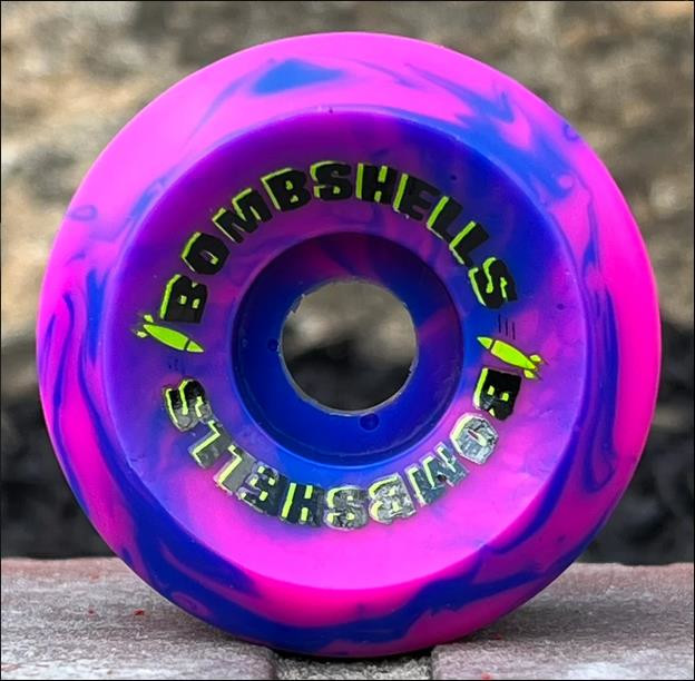 SPEEDLAB Wheels Bombshells 57mm/99A CP26mm - Limited Edition Blue/Pink swirl