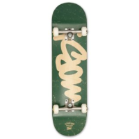 MOB Skateboards Tag Logo Green 8.25" complete