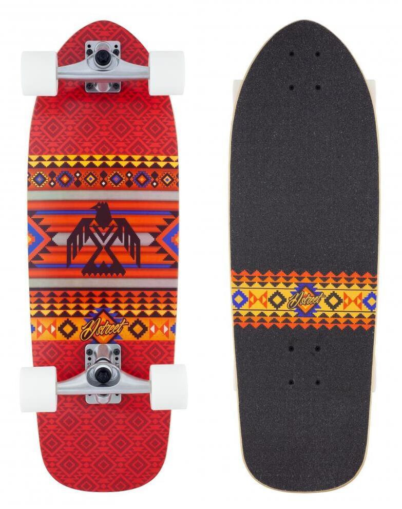 D-Street Complete Surfskate Aztec Baja 29" x 9.375" WB16"