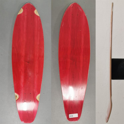 Blank deck Shape36C01 Kicktail Canadian Maple Red 36"x 9,8" WB23"