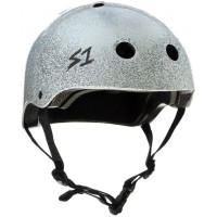 S-ONE V2 Lifer CPSC Certifided Glitter Helmet White Metal...