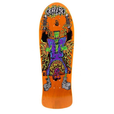 Vision Deck Groholski Frankenstein Stained Veneer - Old School 31.25"x10.25" WB15,5 Orange