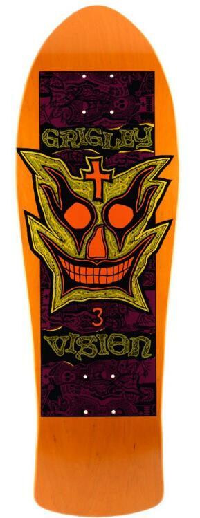 Vision Deck Grigley III Old School 31"x9.75" WB15,5 orange