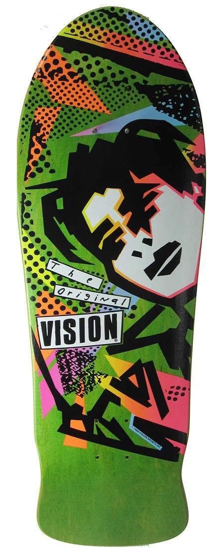 Vision MG Modern Concave - Old School Deck Green 30.25"x 10"