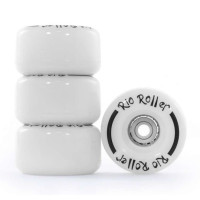 Rio Roller Light Up Wheels 58mm 82A White Frost
