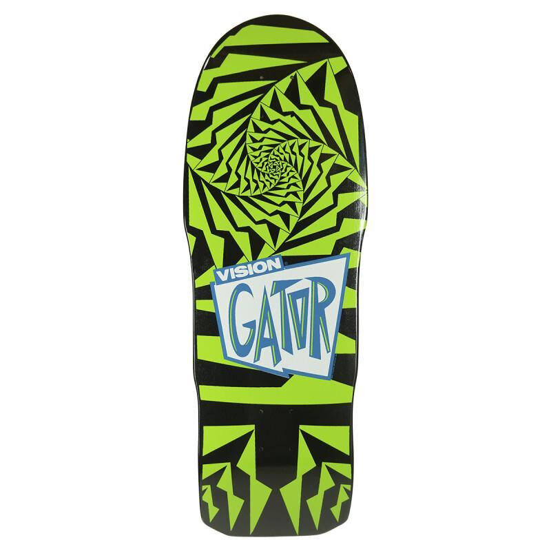 Vision Deck Gator 2 Old School 29,75" x 10,25" WB15,5" Black/ Green