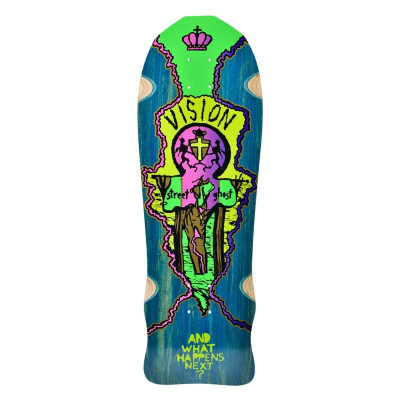 Vision Street Old Ghost- Old School Skateboard Deck 29.5"x 9.75"