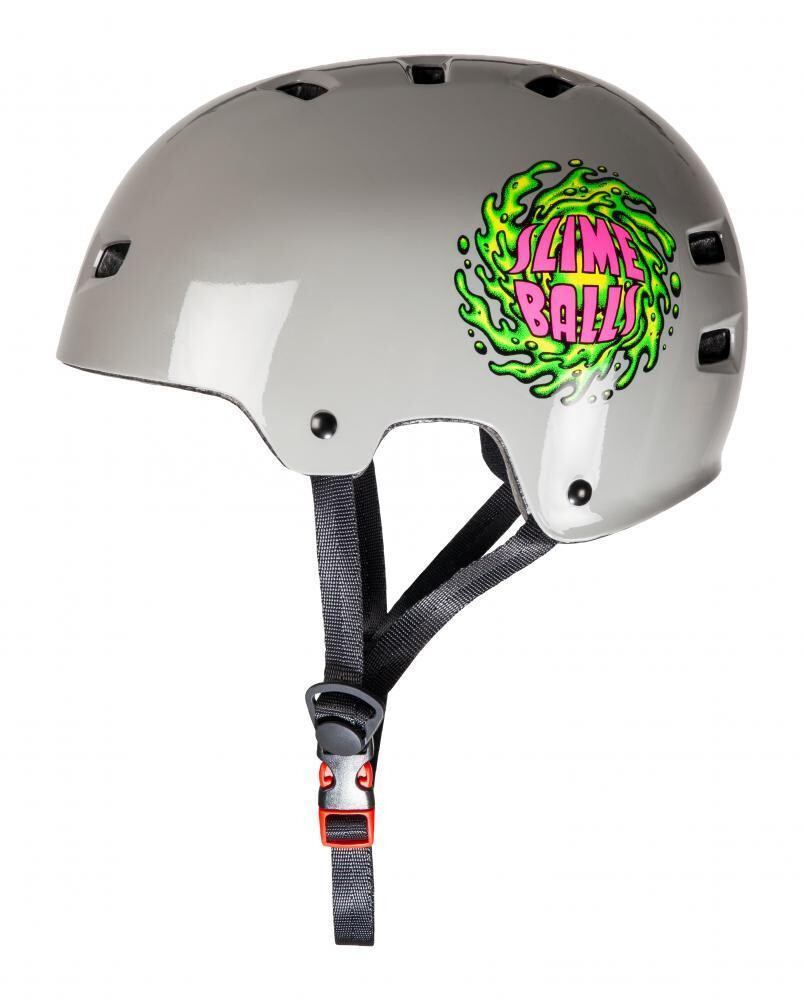 Bullet x Slime Balls Helmet Slime Balls Logo Grey