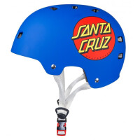 Bullet x Santa Cruz Helmet Classic Dot Matt Blue