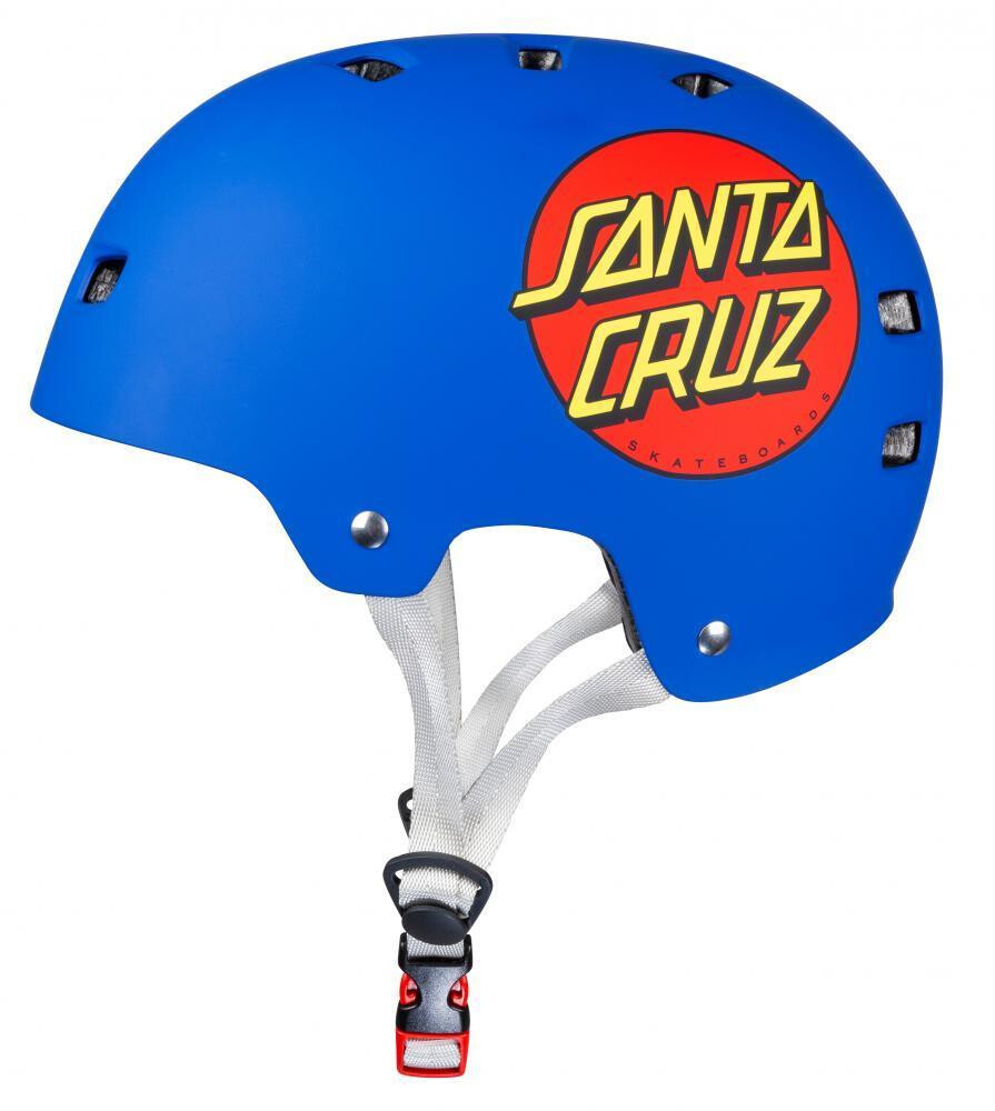 Bullet x Santa Cruz Helmet Classic Dot Matt Blue
