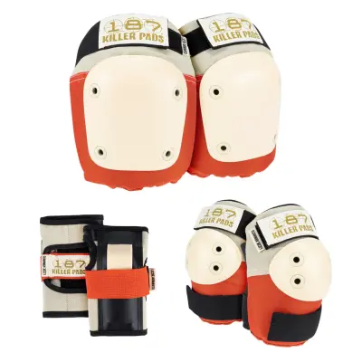 187 KILLER PADS Pad Set Six Pack Kinder Lizzie Orange 4-8y