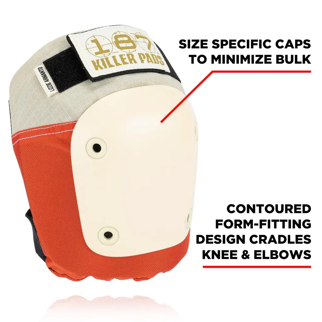 187 KILLER PADS Pad Set Six Pack Kinder Lizzie Orange 4-8y