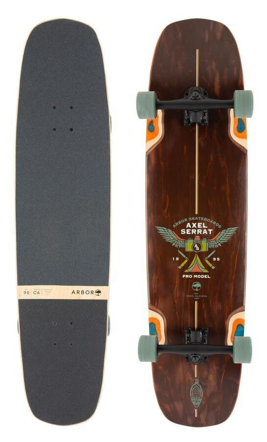 Arbor Complete Skateboard Hybrid Crosscut Axel Serrat P, 165