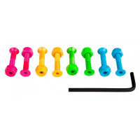 Sushi Allen Bolts (pack of 8) coloured 1" 