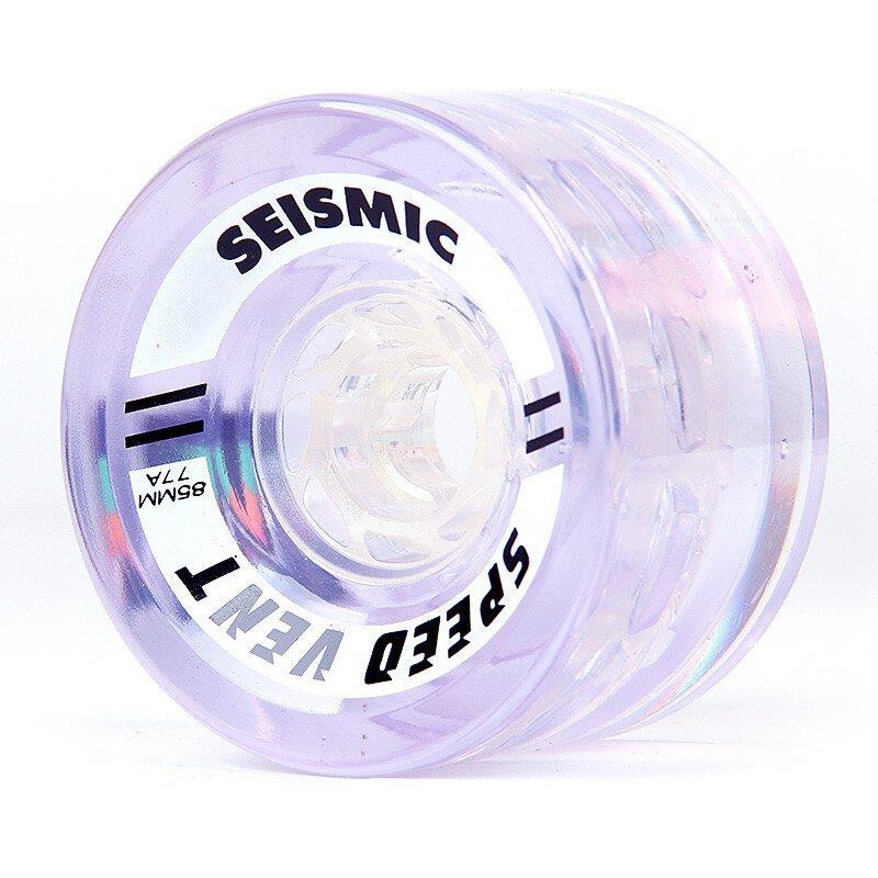 Seismic Wheels Speed Vent 85mm 77a Crystal Clear purple