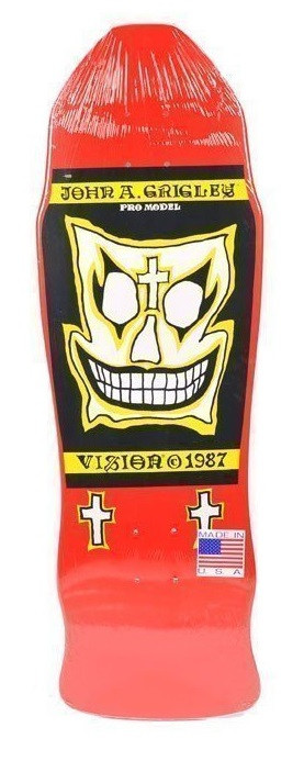 Vision Grigley I- Old School Deck red 30"x 9.5" WB15.5