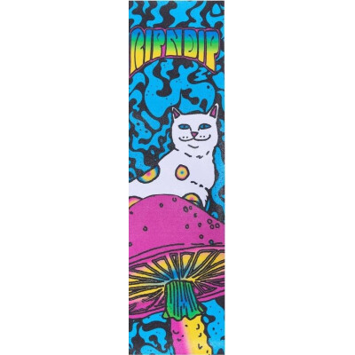 RIPNDIP Griptape Sheet 9" x 33" Psychedelic blue