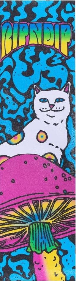 RIPNDIP Griptape Sheet 9" x 33" Psychedelic blue