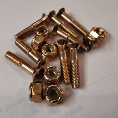 SubVert Hardware Montagesatz anodized bronze 1" nuts and bolts