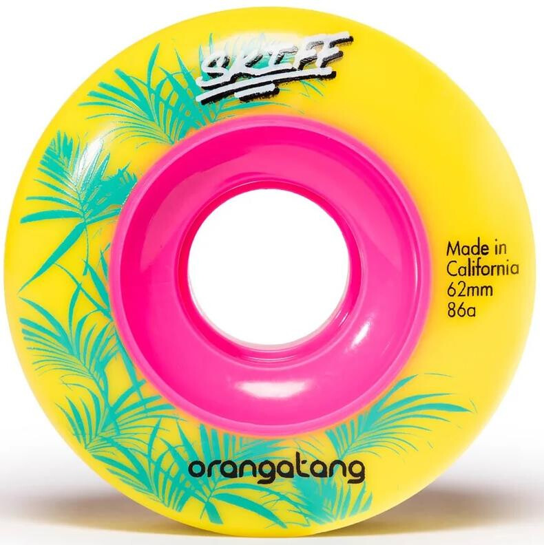 Orangatang Wheels Skiff 62mm 86a yellow