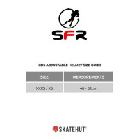 SFR Helm Einstellbar Kinder XXXS/XS blau/rot