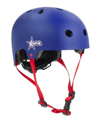 SFR Adjustable Kids Helmet XXXS/XS blau/rot