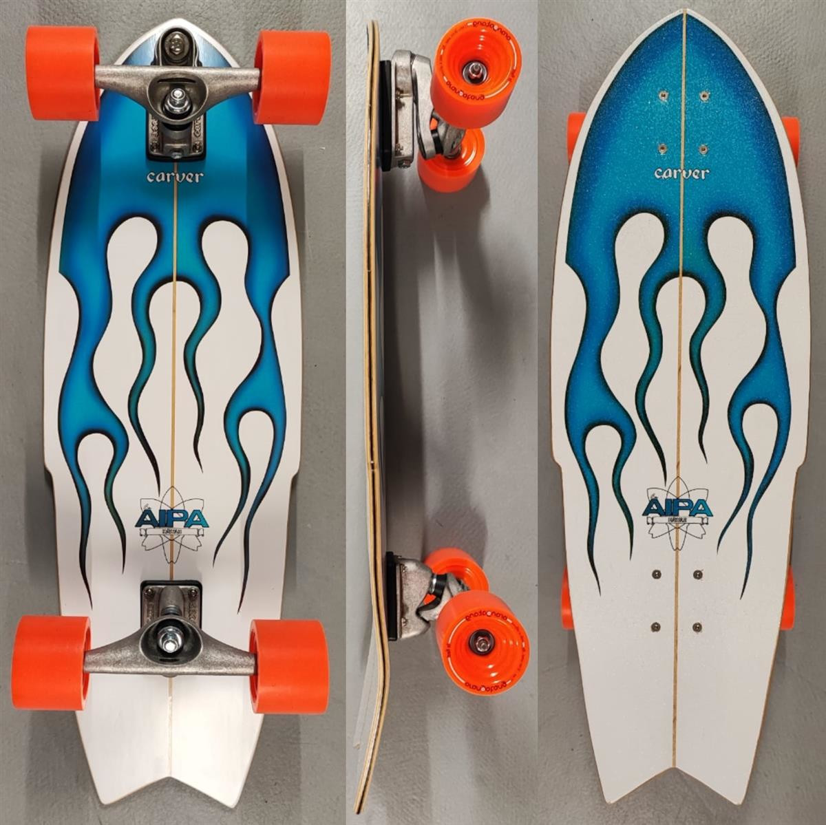 CARVER Skateboard Aipa Sting Orangatang Complete Surfskate 30,75" x 10.25" WB16.25"