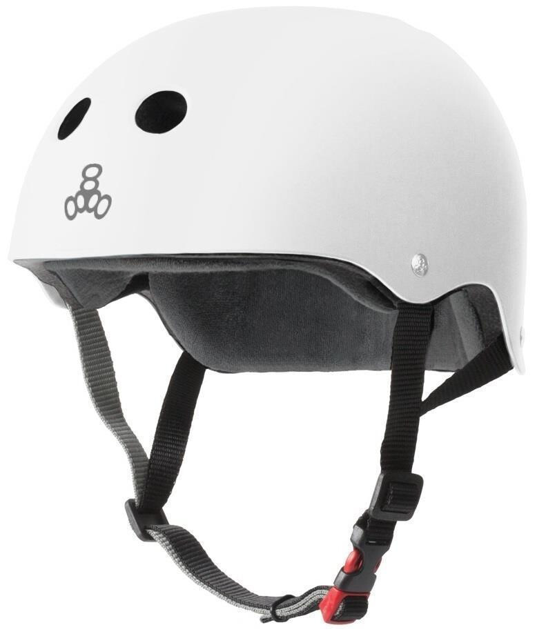 Triple 8 Helmet The Certified Sweatsaver White