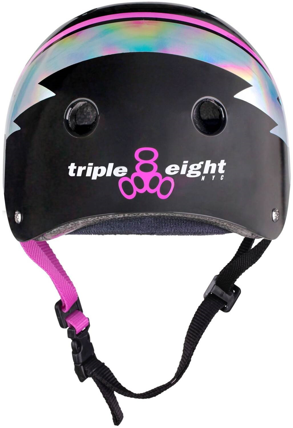 Triple Eight The Certified Sweatsaver Helmet - Color : Black Hologram