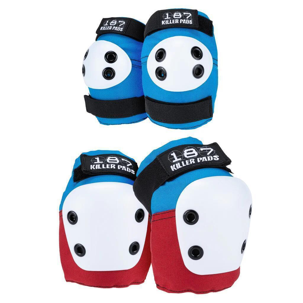 187 KILLER PADS Combo Pack Pad Set red blue
