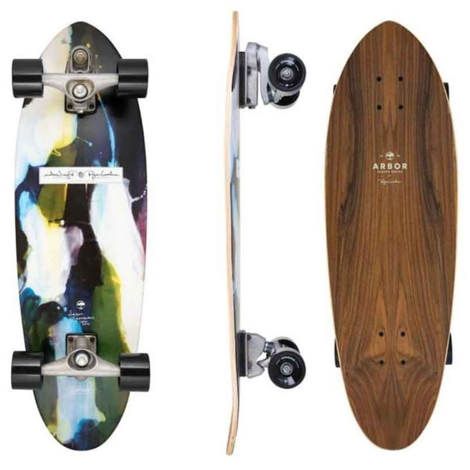 Arbor Complete Surfskate X Carver Ryan Lovelace 32" x 10" WB17" + Carver C7