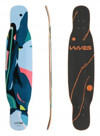 Waves Deck Joyrider Street Art 42"x 9.25" WB27
