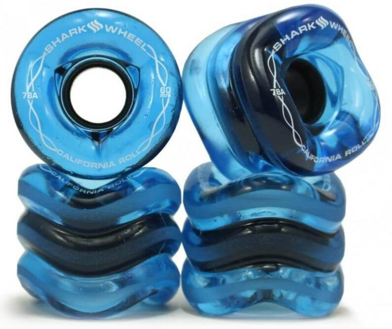 SHARK WHEEL California Roll 60mm/78a transparent blue