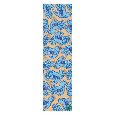 Mob Griptape Sheet 9" x 33" Santa Cruz Toned All Over Hand Clear