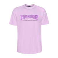 Thrasher T-Shirt Outline Orchid L